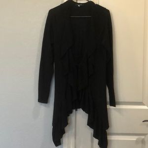 White House Black Market Ruffle Hem Sweater